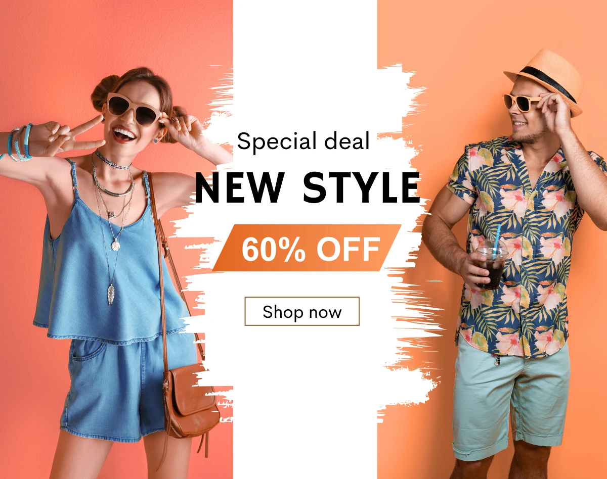 Yellow White Modern Special Discount Banner (1)